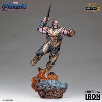 Estatua Thanos 36 cm. Vengadores: Endgame. BDS Art Scale. Deluxe Version. con luz. Escala 1:10. Iron Studios