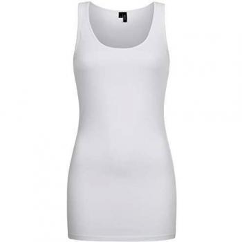 Vero Moda Vmmaxi - Camiseta de tirantes para mujer Blanco brillante XXL
