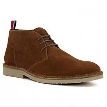 Dune London Men's Creed Tan Suede Casual Chukka Boots Size 8
