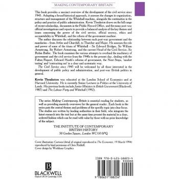 Theakston: Servicio Civil Desde 1945 - Tapa Blanda