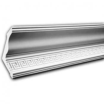 Cornisa Decorativa Neoclásica de Estuco Blanca 2 m - PROFHOME