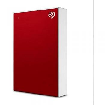 Seagate One Touch, 4 TB, Unidad Disco Duro Externa, Roja, USB 3.0, PC, Mac, Ordenador, 1 año MylioCreate, 4 meses Plan Adobe Creative Cloud Photography, 2 años de servicios Rescue