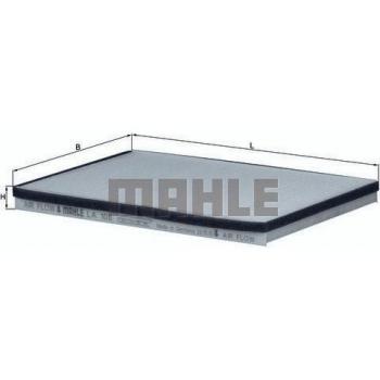 Filtro de habitáculo MAHLE ORIGINAL LA 108 - Filtro de partículas, compatible con diversos vehículos, diseñado para purificar el aire dentro del habitáculo, elimina polvo, polen y contaminantes