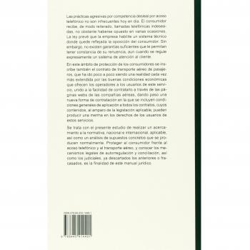 PROTECCIÓN DEL CONSUMIDOR:ACOSO TELEFÓNICO Y TRANSPORTE AÉREO: PROTECCIÓN DEL CONSUMIDORPROTECCIÓN DEL CONSUMIDOR:ACOSO TELEFÓNICO Y TRANSPORTE AÉREOY ACOSO TELEFÓNICO
