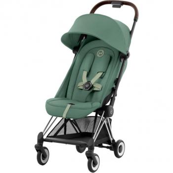 Silla de Paseo Cybex COYA Ultracompacta y Ligera con Diseño Chrome en Color Dark Brown Leaf Green