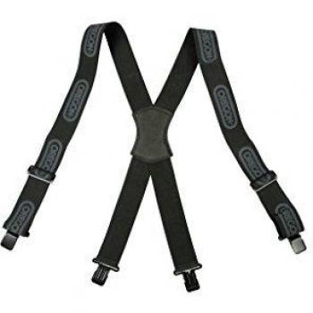 Oregon Tirantes con clips de metal, 5 cm de ancho, color negro, 120 cm