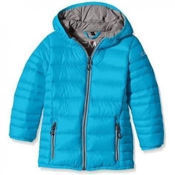 CMP Chaqueta plumífero para niña, otoño/invierno, niña, color Sea Blue Mel/Argento, tamaño 128