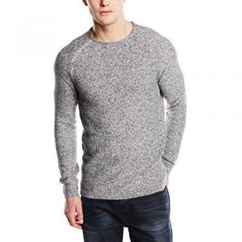 SELECTED HOMME SHNLUKAS CREW NECK-suéter Hombre    Gris Small