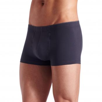 Hanro Men's Cotton Superior Boxers, Gray, Size L