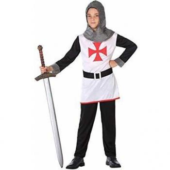 Disfraz de Caballero Templario Blanco para niño