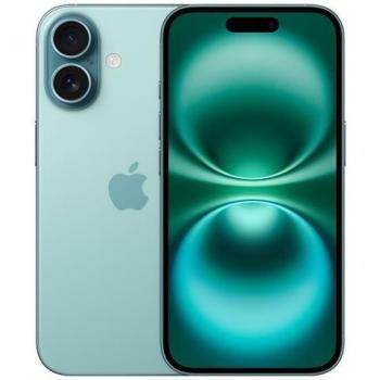 Smartphone Apple iPhone 16 128GB Verde Acqua Doble SIM iOS 18 5G USB Tipo C