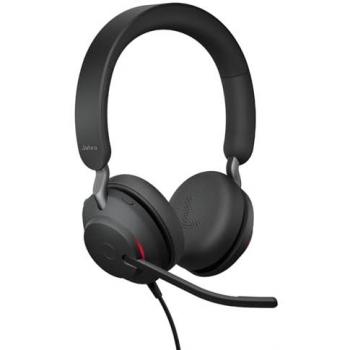 Auriculares Jabra Evolve2 40 SE con cable, USB-C/USB-A, MS Stereo, Diadema, Reducción de ruido