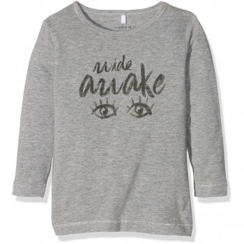 NAME IT NITSONJA LS TOP BOX MZ, Camisa Manga Larga Niños, Gris