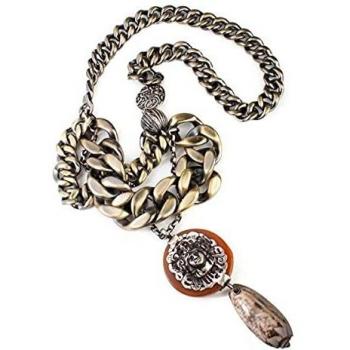 Collar Folli Follie Mujer 4N1B115EB 60 cm