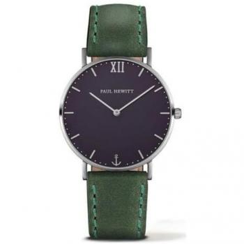 Reloj Paul Hewitt Mujer PH-SA-S-Sm-B-12S, analógico de cuarzo, diámetro de 36 mm, correa en piel