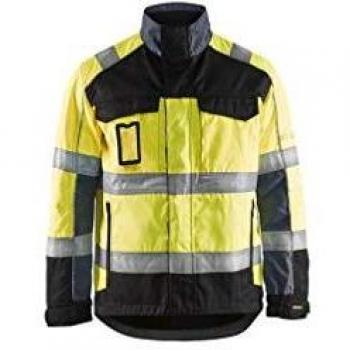 Chaqueta de Trabajo Blaklader Transport 4051 - Amarillo Fluorescente/Negro XL