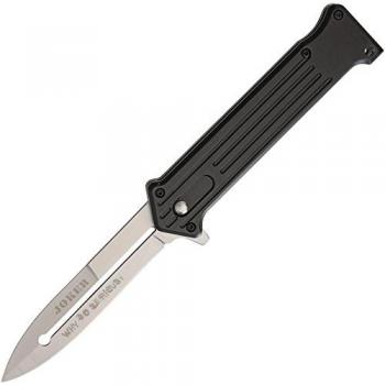 TacForce Tf457Bs Cuchillo Tascabile,Unisex - Adulto, Negro, un tamaño