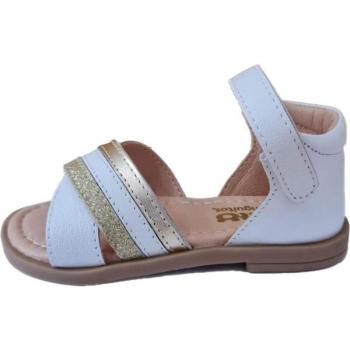 Sandalia Napa Blanca para Niña Conguitos MVS 15112