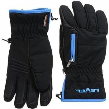 Level Handschuh Orbit - Guantes de esquí para hombre, color negro, talla DE: 8
