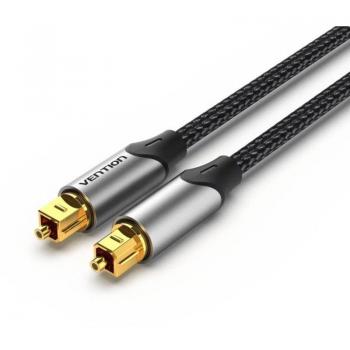 Cable de Audio Óptico Vention BAVHF, 1 Metro, Color Gris