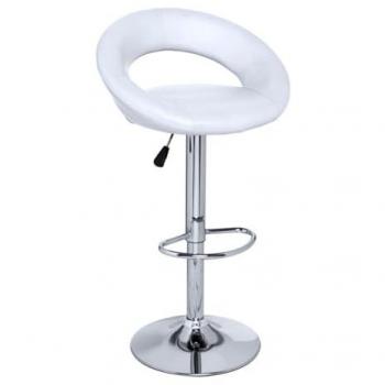 Pack 4 Taburetes Onis - Blanco en polipiel