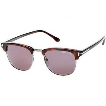 Tom Ford Henry FT0248 Unisex Browline Sunglasses - Havana Color, Prescription or Non-Prescription, Stylish Design