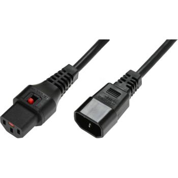 Microconnect Cable de Alimentación IEC Lock C13 a C14