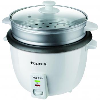 Taurus 968934000 Arrocera Rice Chef 1.8 Color Blanco, 700W. 1.8l, 700 W, 1.8 litros, 0 Decibeles, RICECHEF1.8/WH
