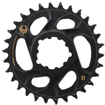SRAM Eagle X-Syn - Pedalier de Aluminio de 36 Dientes, Montaje Directo, Impulso Compensado, 12 velocidades - Color Negro, 3 mm, Unisex, Eagle, Dorado