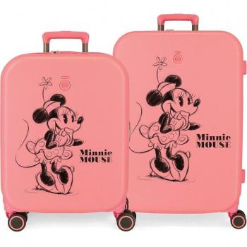 Disney 100 Happiness Set de Maletas para Mujer, Rígidas, 55/70 cm, Capacidad 116L