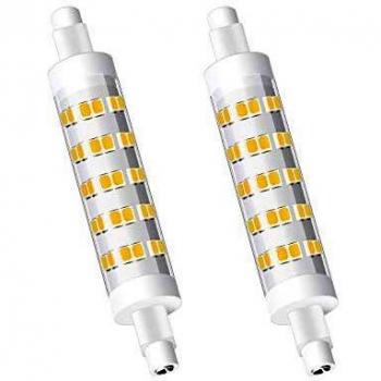 Eofiti 2 x R7s LED 78mm Bombillas LED R7s 6000K Blanca Fría Lámparas 8W Non-Regulable 720lm Equivalente a 70W Halógena Luz 230V CRI 83Ra 20mm Fino 360 Grados Fácil de Remmplazar