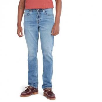 Timberland - Sandown Stretch Slim 5-pocket Jeans for Men in Light Blue, Size: W40