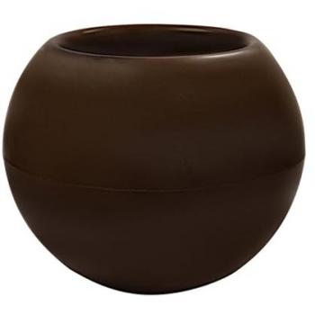 Maceta Omega 48 Cm - Polietileno Resistente a Impactos - Color Bronce
