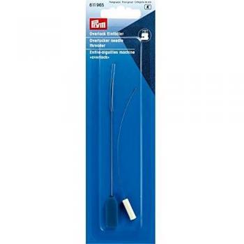 Prym Enhebrador para máquinas Overlock, Plateado, 16.4 x 5 x 0.4 cm