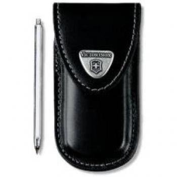 Victorinox Zubehör Lederetui Golf Tool Mit Metallklammer, Navaja Golftool Negro, Estandar