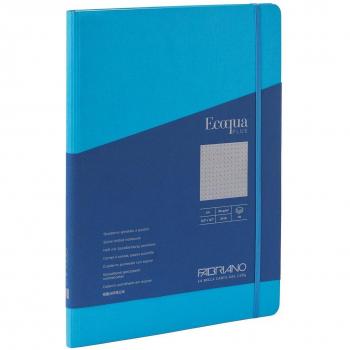 Libreta A4 Puntos Espiral Escondida Ecoqua Plus Fabriano Boutique Turquesa