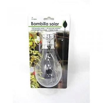 Bombilla Solar Plástica 7,5x7,5x15 cm en Blister