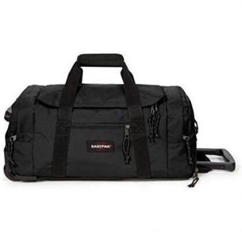 Eastpak Leatherface S Plus Wheeled Travel Bag - Black, 41L Capacity