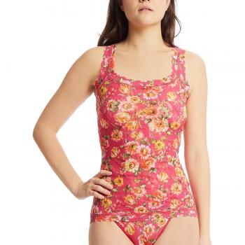 Camiseta Interior de Mujer Estampada con Encaje Hanky Panky Rosa