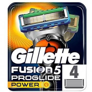 Gillette Fusion5 ProGlide Power Razor Blades for Men, 4 Refills, with FlexBall Technology that Responds to Contours