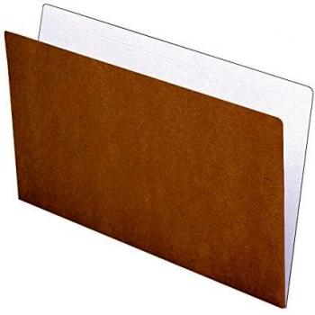 Elba Gio, Subcarpetas A4 Cartulina, Material Reciclado, Bicolor Kraft y Blanco. Pack 50 unidades