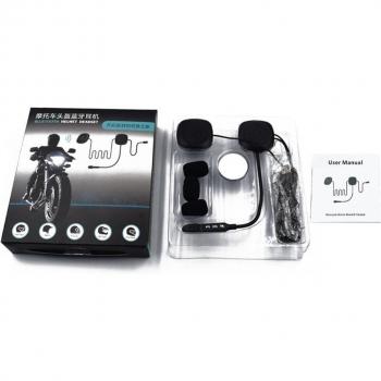 Auriculares Inalámbricos Estéreo Bluetooth 5.0 para Casco de Moto con Altavoz MP3 y Manos Libres