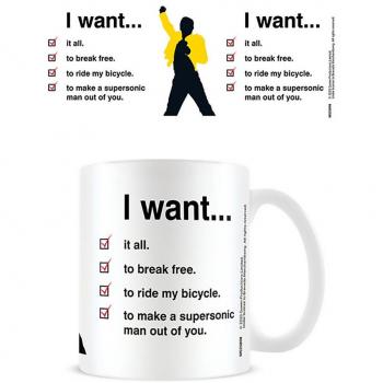 Taza de cerámica Queen I Want Checklist (315 ml)