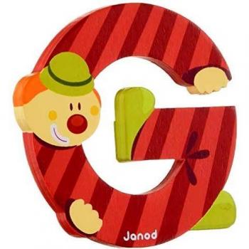 Letra de Madera Clown G Multicolor - Janod