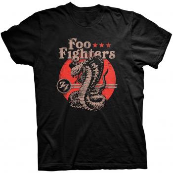 Foo Fighters Snake Hombre Camiseta Negro XXL 100% algodón Regular