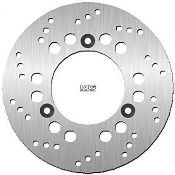 Disco de Freno Delantero NG 453 para Suzuki Burgman Ø 220x100x4 mm, Redondo Fijo, 3 Orificios de 10,5 mm