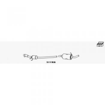 Kit de reequipamiento HJS 93 11 9026, catalizador y filtro de partículas (sistema combinado)