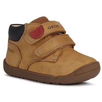 Geox Macchia Baby Boy Flat Boots - Yellow, Size Up to 30