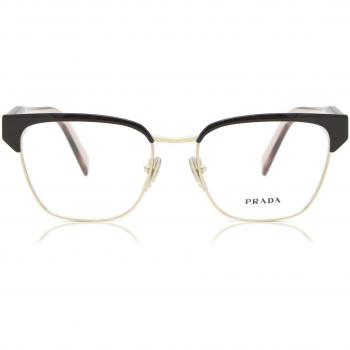Prada PR 65YV KOF1O1 Women's Brown Eyeglasses Frame Only Size 51 - Blue Light Block Available