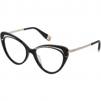 Men's Police Spectacle Frame VPLE37N5206WR Black Ø 52 mm